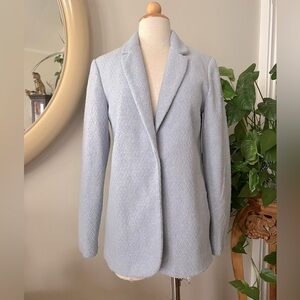 Dusty blue wool jacket